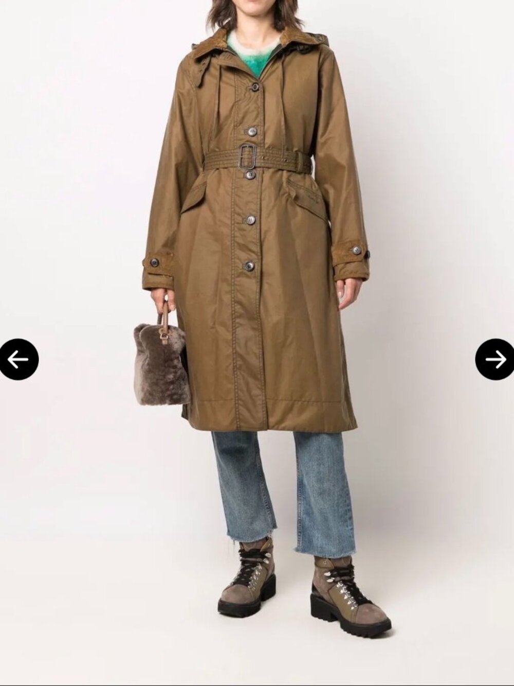 BARBOUR Alice Belted Trench Coat. NWT. sz US 6.